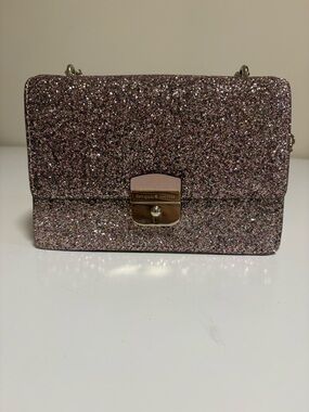 Kate Spade Pink Sparkle Bag with Clasp